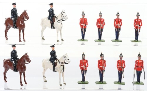 Britains set 206, Royal Warwickshire Regiment at present arms, 1937-41,