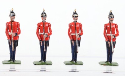 Britains set 206, Royal Warwickshire Regiment at present arms, 1937-41, - 4