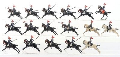 Britains from set 93, Royal Horse Guards at full gallop with lances, 1920s, - 5