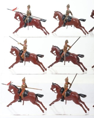 Britains set 49, South Australian Lancers, third version dated 1901, - 6