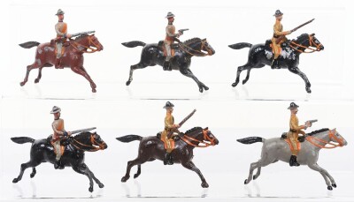 Britains South African and Boer Cavalry and Infantry figures, 1896-1920s, - 4