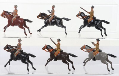 Britains South African and Boer Cavalry and Infantry figures, 1896-1920s, - 5