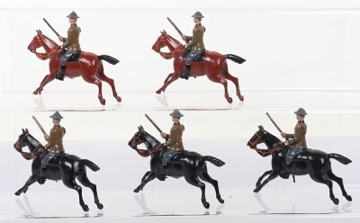 Britains South African and Boer Cavalry and Infantry figures, 1896-1920s, - 6