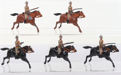 Britains South African and Boer Cavalry and Infantry figures, 1896-1920s, - 7