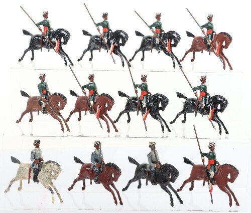 Britains from set 66 1st Bombay Lancers, 1st version unmarked,