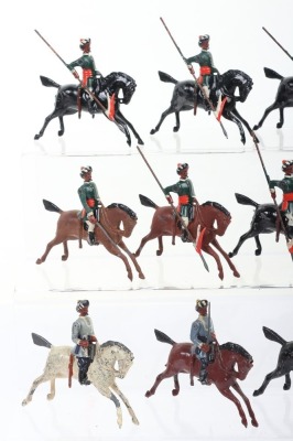 Britains from set 66 1st Bombay Lancers, 1st version unmarked, - 2