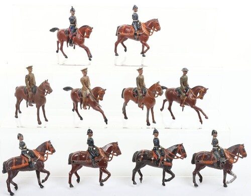 Britains mounted Royal Artillery Officers, 1930,
