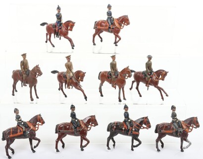 Britains mounted Royal Artillery Officers, 1930,