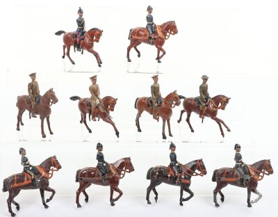 Britains mounted Royal Artillery Officers, 1930,