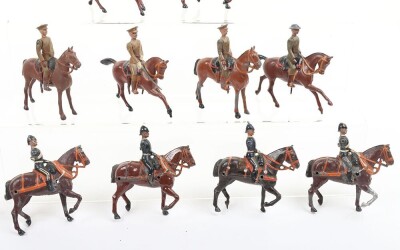 Britains mounted Royal Artillery Officers, 1930, - 3