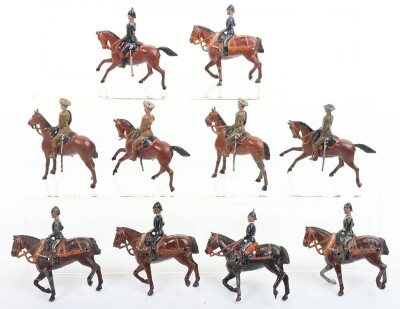 Britains mounted Royal Artillery Officers, 1930, - 4