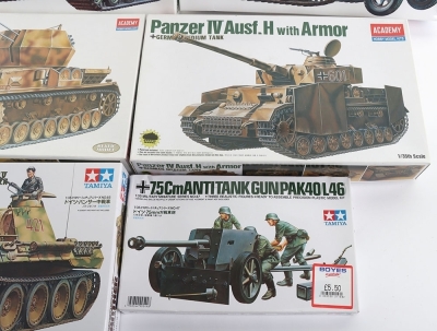 Nine Tamiya/Academy Military Plastic Kits - 3