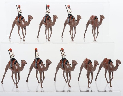 Britains three sets 9265, Egyptian Camel Corps in excellent original condition circa 1963 (9)
