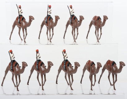 Britains three sets 9265, Egyptian Camel Corps in excellent original condition circa 1963 (9)