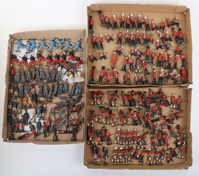 Collection of Britains and other lead soldiers,