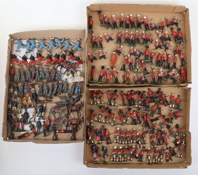 Collection of Britains and other lead soldiers,
