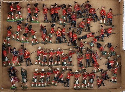 Collection of Britains and other lead soldiers, - 4