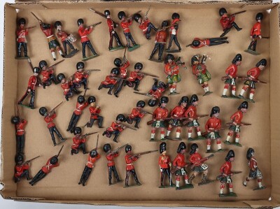 Collection of Britains and other lead soldiers, - 7