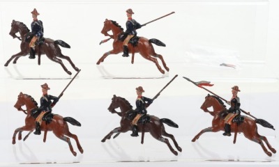 Britains rare set 49 South Australian Lancers, first version 1896, - 2