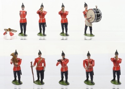 Britains from set 27 Brass Band of the Line Drum Major and musician, first version 1896,
