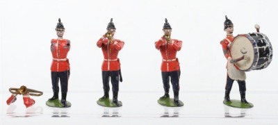 Britains from set 27 Brass Band of the Line Drum Major and musician, first version 1896, - 2