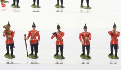 Britains from set 27 Brass Band of the Line Drum Major and musician, first version 1896, - 3