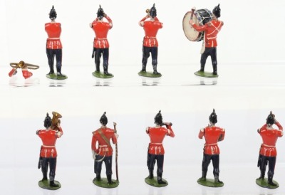 Britains from set 27 Brass Band of the Line Drum Major and musician, first version 1896, - 4