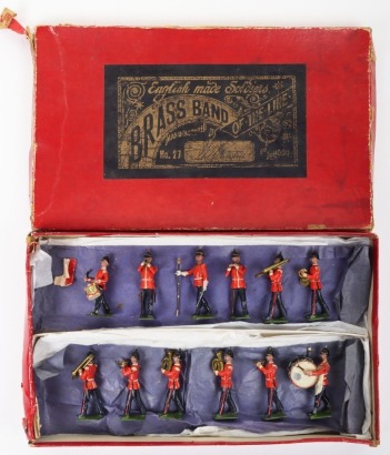 Britains boxed 27 Brass Band of the Line, third version 1913,