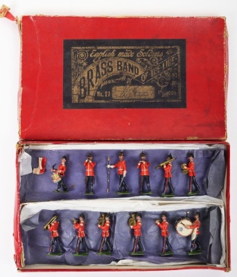 Britains boxed 27 Brass Band of the Line, third version 1913,