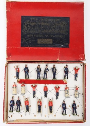 Britains boxed set 137 Army Medical Service, first version 1905,
