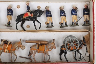 Britains boxed set 28 Mountain Artillery, first version 1895, - 3