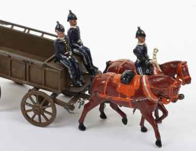 Britains boxed set 146 Royal Army Service Corps two horse wagon, first version 1906, - 2