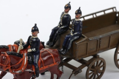 Britains boxed set 146 Royal Army Service Corps two horse wagon, first version 1906, - 4