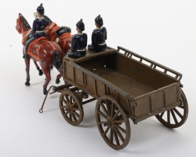 Britains boxed set 146 Royal Army Service Corps two horse wagon, first version 1906, - 6