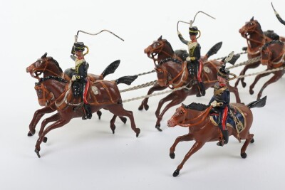 Britains set 39 Royal Horse Artillery Gun team, first version 1896, - 2