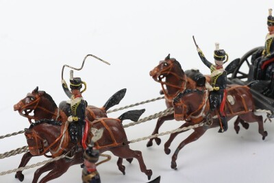 Britains set 39 Royal Horse Artillery Gun team, first version 1896, - 3