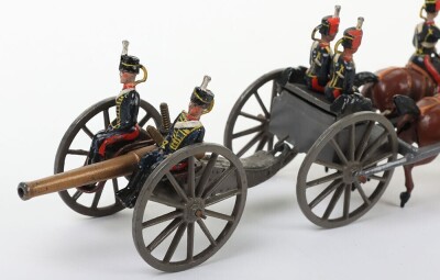 Britains set 39 Royal Horse Artillery Gun team, first version 1896, - 6