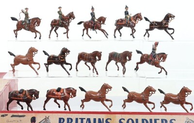 Britains mounted figures including Royal Horse Artillery, - 2