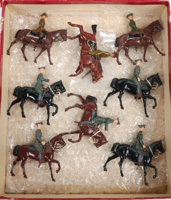 Britains mounted figures including Royal Horse Artillery, - 6