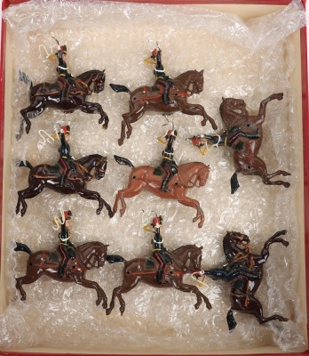 Britains mounted figures including Royal Horse Artillery, - 7