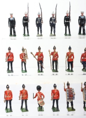 Britains Naval figures and various Bandsmen, - 2