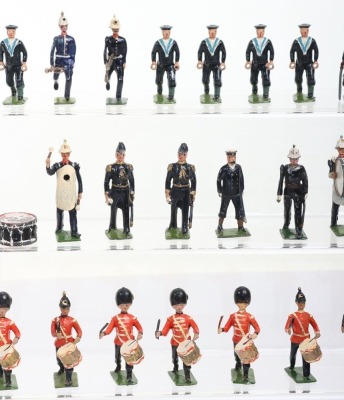 Britains Naval figures and various Bandsmen, - 4