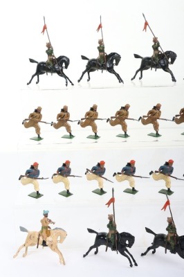 Britains mounted Indian Army and Zouaves, - 2