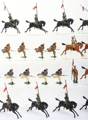 Britains mounted Indian Army and Zouaves, - 3