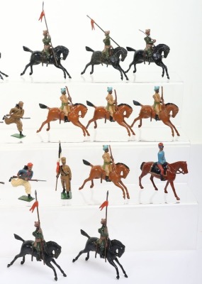 Britains mounted Indian Army and Zouaves, - 4