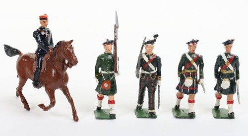Britains Queen Elizabeth Coronation Procession Highland Officers, 1953,