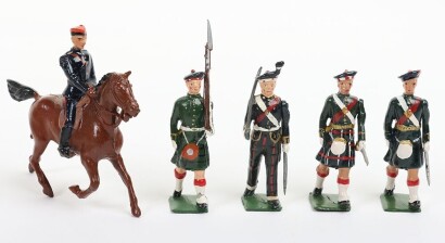 Britains Queen Elizabeth Coronation Procession Highland Officers, 1953,
