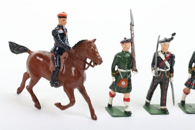 Britains Queen Elizabeth Coronation Procession Highland Officers, 1953, - 2