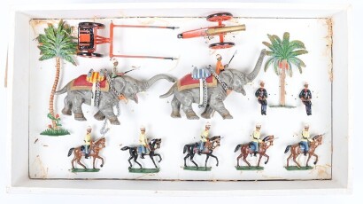 Rare Heyde No.2 size Indian Army elephant gun team,