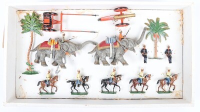 Rare Heyde No.2 size Indian Army elephant gun team,